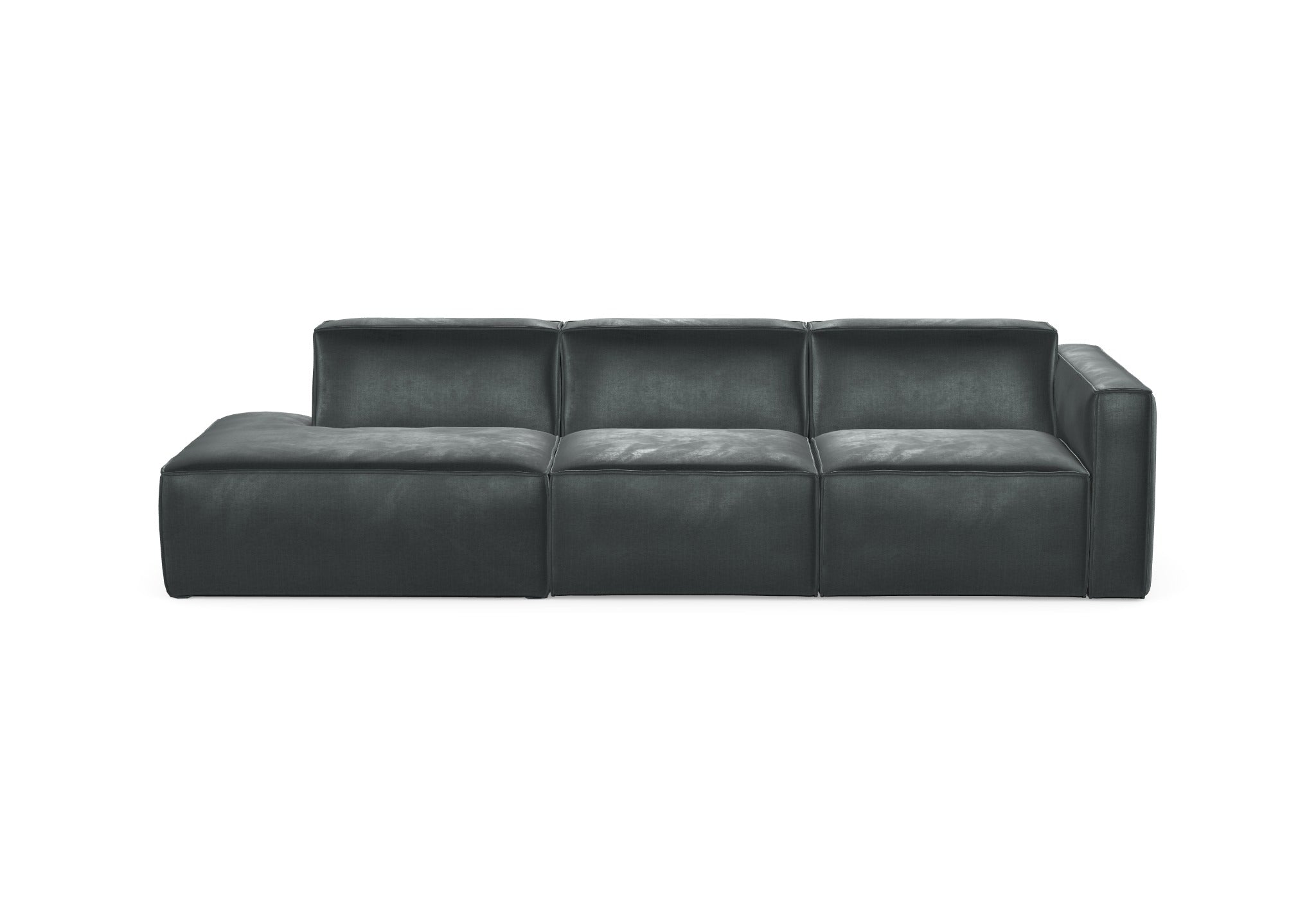 Chaise longue Slay, droite