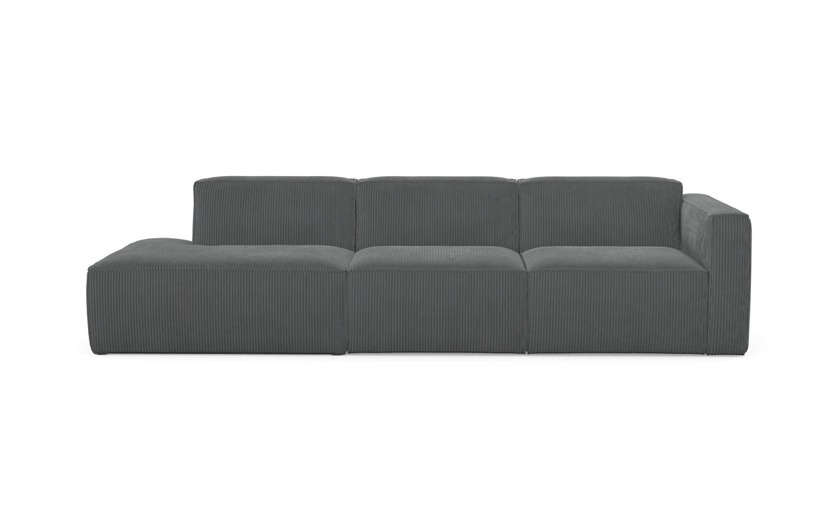 Chaise longue Slay, droite